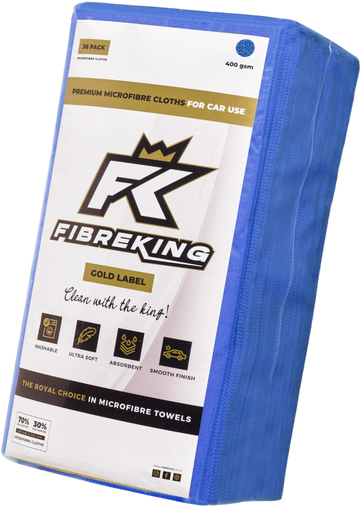 Gold label 400GSM microfibre cloths - 36 pack