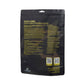 Back view of a black and gold FibreKing Gold Label Korean Microfibre Wash Mitt package, highlighting product details, features of the super-soft mitt, QR codes, and contact information.