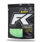 A black resealable bag labeled FibreKing Silver Label contains three premium Korean microfibre green twisted loop towels, 1100 GSM each—Silver Label 1100 GSM Drying Towel - 3 Pack—the ultimate car drying solution.