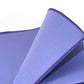 The FibreKing Gold Label Korean Glass Cloths - 3 Pack is shown neatly folded with dark purple edging on a white background, ideal for a streak-free finish.