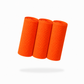 Three FibreKing Waffle Weave Towels - 3 Pack are rolled and placed side by side on a plain white background, with a soft shadow beneath them.
