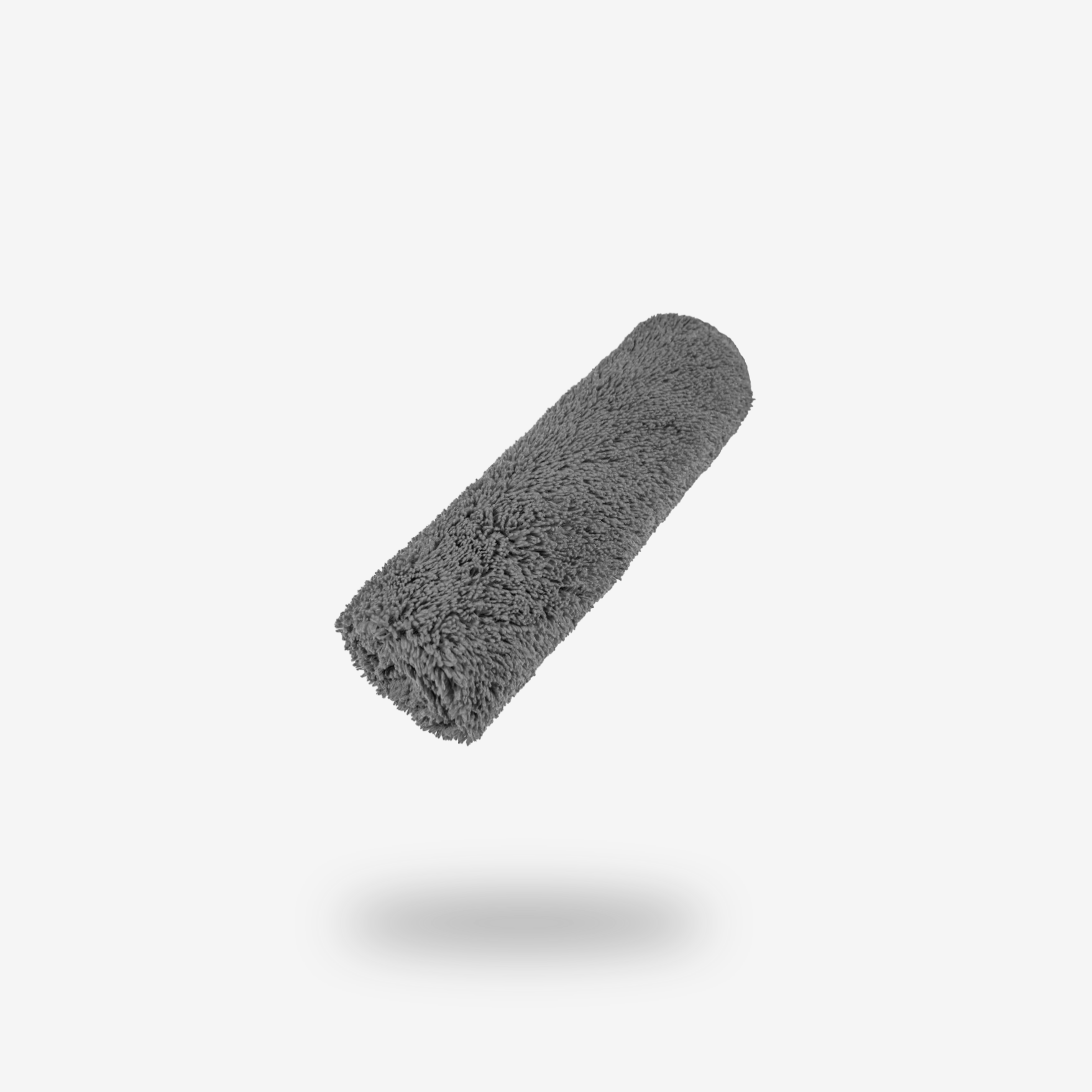 The FibreKing Build Your Own Silver Label Pack cleaning pad in grey is displayed floating against a white background with a soft shadow underneath.