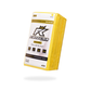 FibreKing Gold Label 400GSM Microfibre Cloths, 36-pack, for cars, in yellow and white packaging with product info and branding on the front; ultra-absorbent cleaning cloths for premium results.