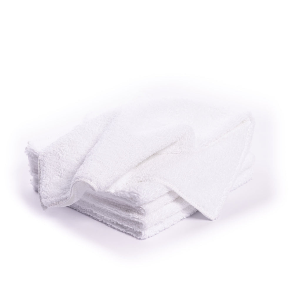Fibreking premium car detailing Microfibre Towels White